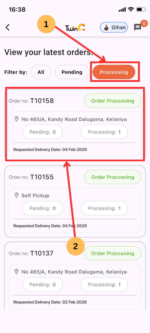 web customer