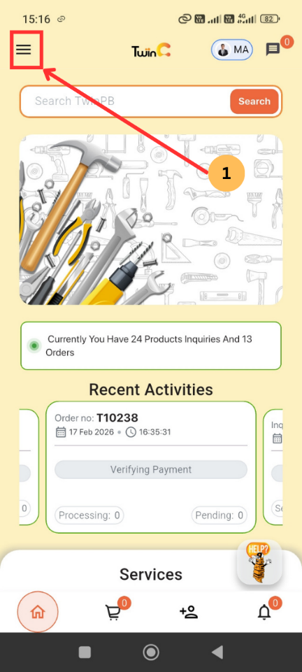 web customer