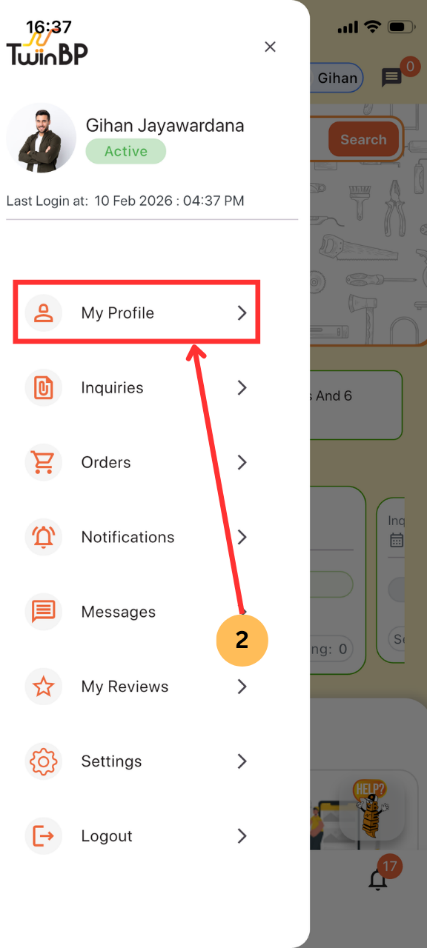 web customer