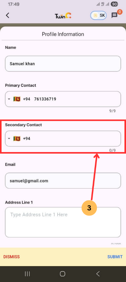 web customer