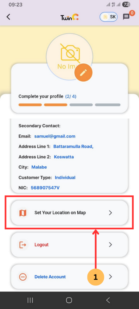 web customer