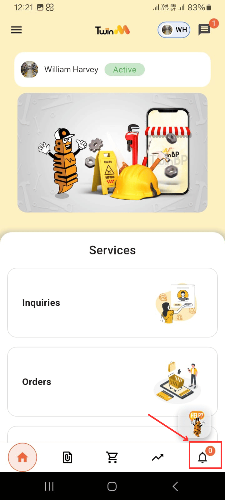 web customer otp