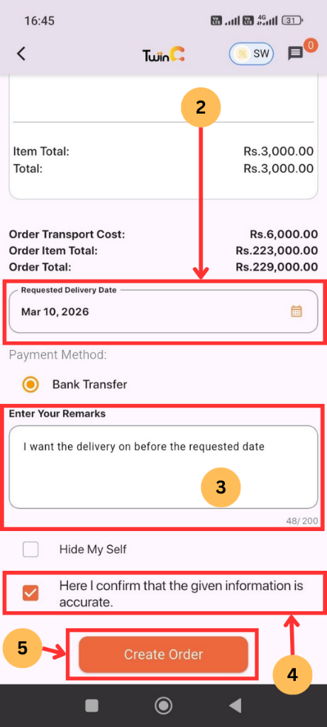 web customer