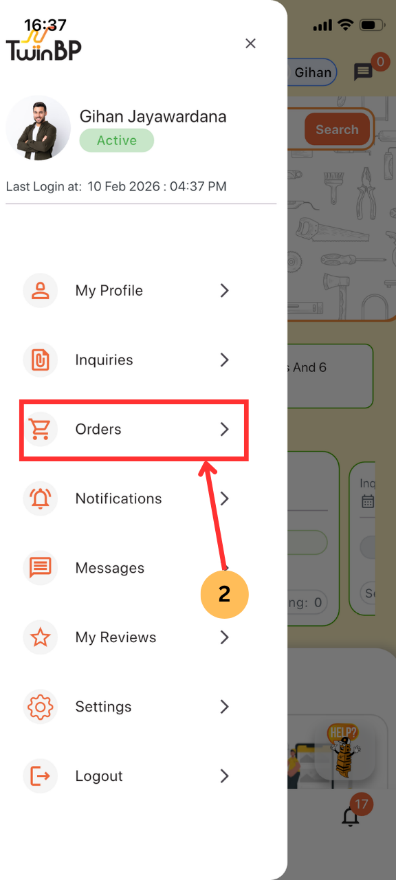 web customer