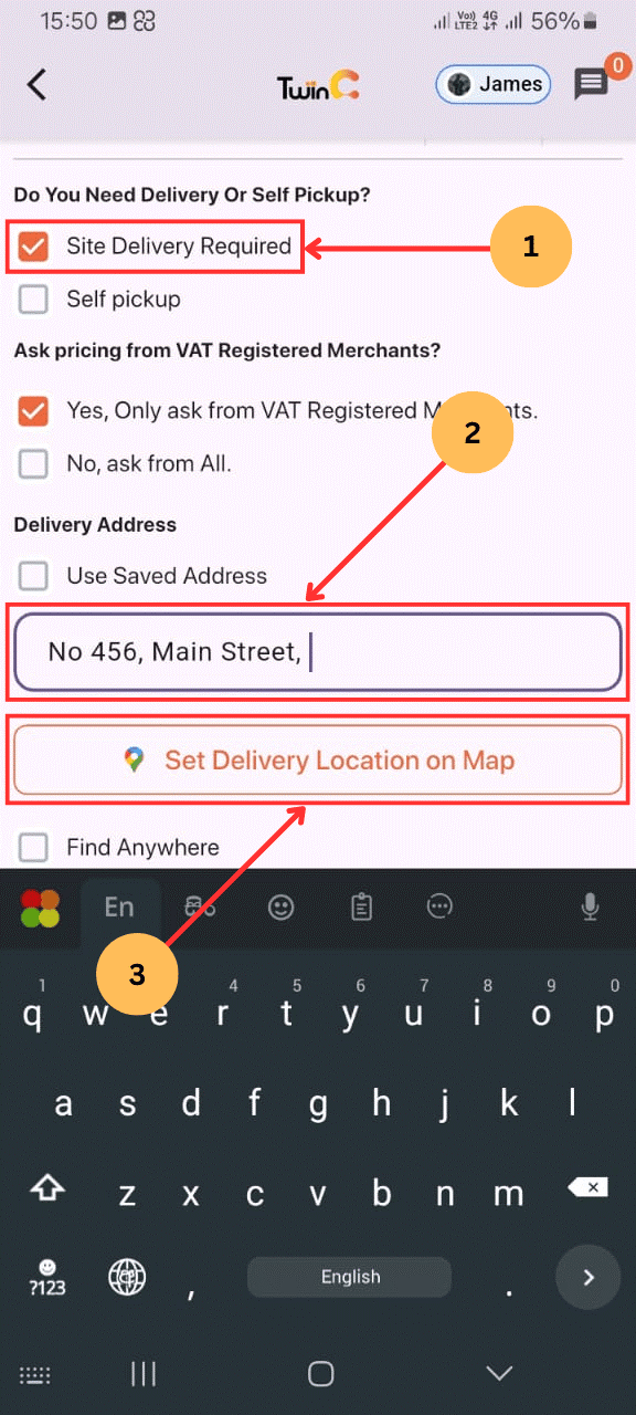 web customer
