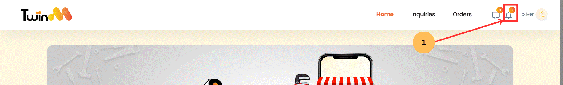web customer otp